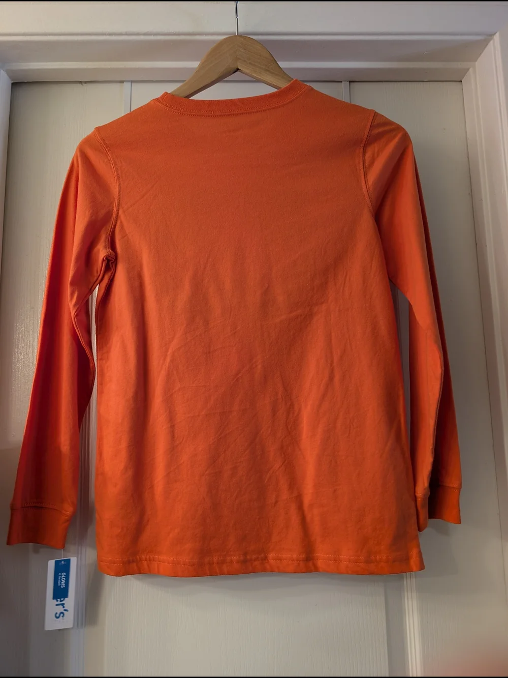 Carter's Bright Orange Jack-O'-Lantern Long Sleeve Tee